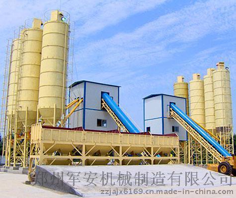 郑州军安机械HZS240混凝土搅拌站